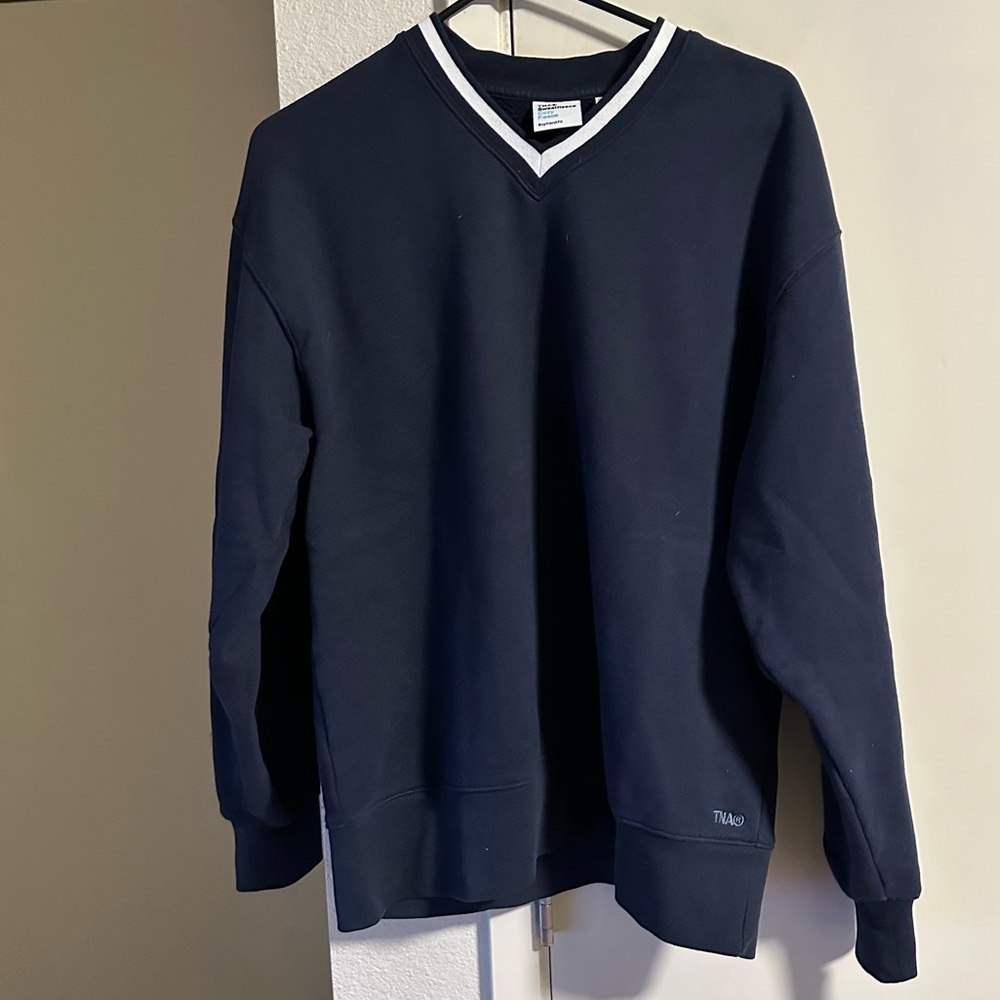 Cozy Fleece Boyfriend Neck Sweatshirt